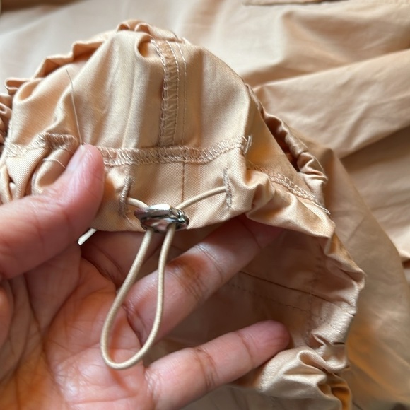 NWT ZARA FULL LENGTH CARGO GABARDINE JUMPSUIT  MEDIUM  in MANGO GORPCORE… - Picture 15 of 16